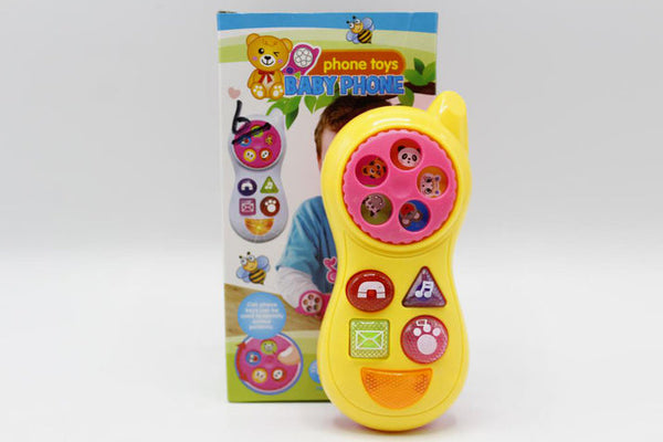 5-inch musical baby toy with lights, designed for sensory development and hand-eye coordination.