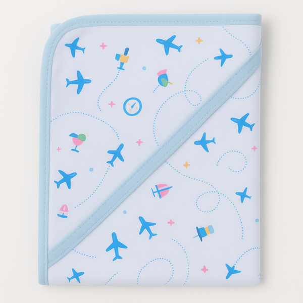 Premium cotton baby wrapping sheet for newborns 30x29 inches – soft, breathable, and stretchable swaddle 