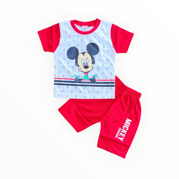  Soft cotton baby t-shirt and pajama set for 0-3 months and 6-12 months, perfect for everyday comfort.