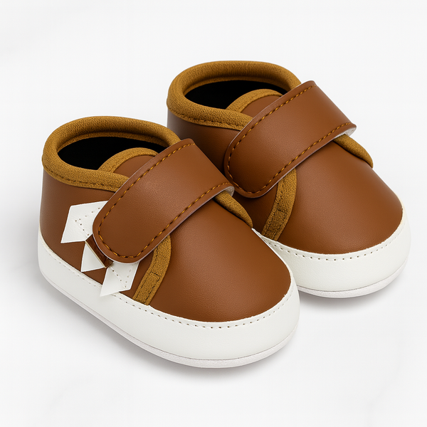 Premium Velcro Baby Shoes – Soft Sole Lightweight Infant Shoes 0–12 Months in Pakistan