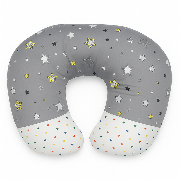 Buy Baby Nursing Pillow Star Print Grey in Pakistan – Babify Store