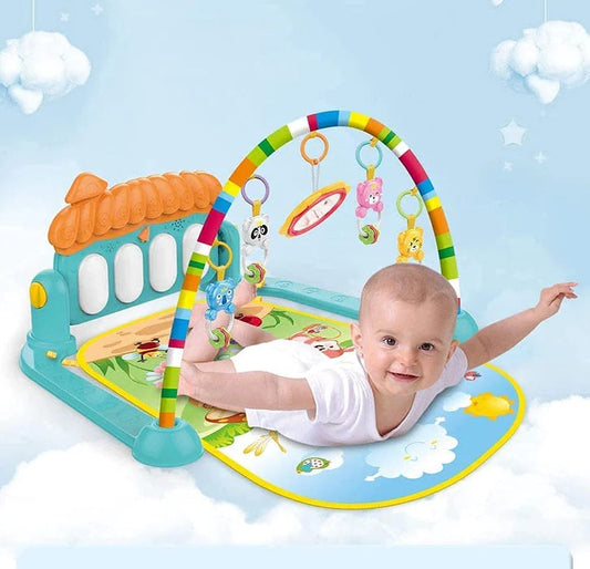 Baby Play Gym Piano 3 In 1 Fitness Rack Mat