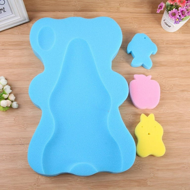Soft Anti-Slip Baby Bath Mat – Safe & Comfortable Infant Bath Support