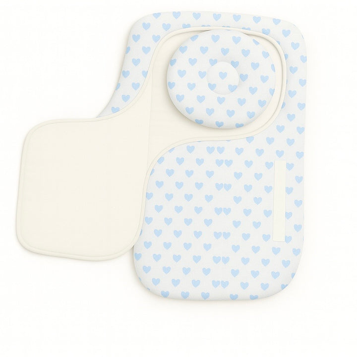 Baby Carry Nest with Strap Closure & Pillow – Soft Heart Design Newborn Sleeping Nest in Pakistan