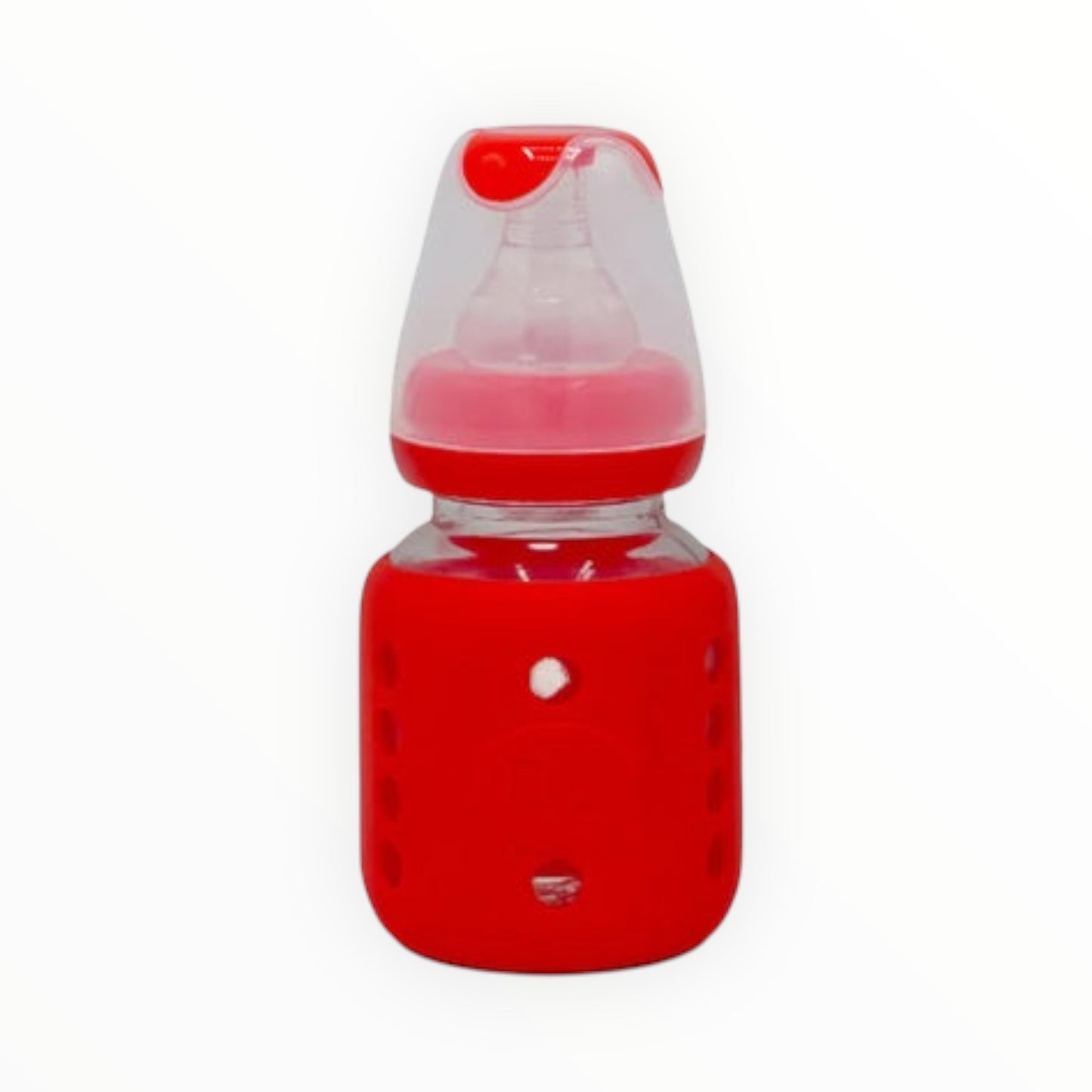 Baby Glass Feeder With Cover 80ML