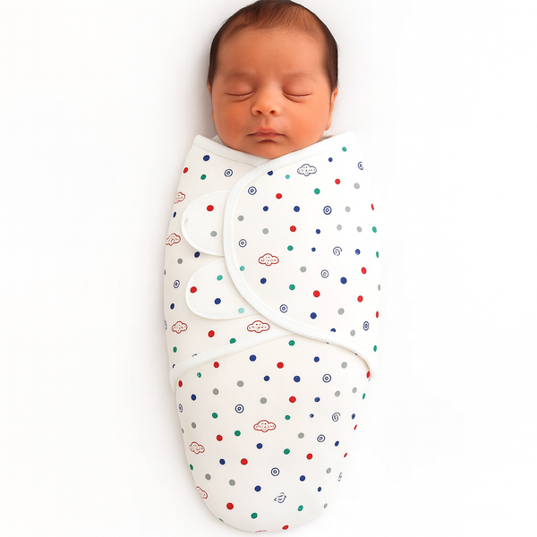 Interlock baby swaddle wrap for newborns 0–6 months, 7–14 lbs