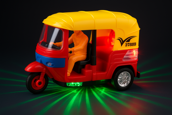 Light & Music Auto Rickshaw Toy