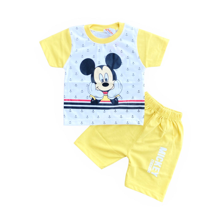  Soft cotton baby t-shirt and pajama set for 0-3 months and 6-12 months, perfect for everyday comfort.