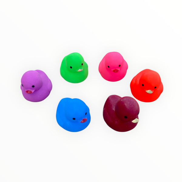 Pack of 6 Multi-Color Rubber Soft Toys with Sound – Safe & Fun for Babies