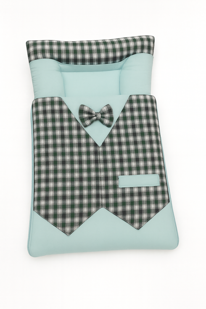 Baby Carry Nest with Bow – Soft All-Season Dual Zip Stylish Newborn Sleeping Nest in Pakistan