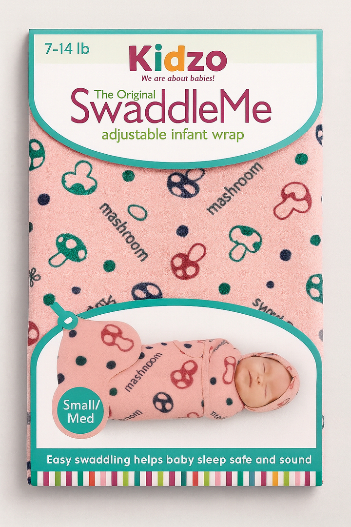 Interlock baby swaddle wrap for newborns 0–6 months, 7–14 lbs