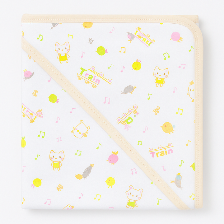 Baby hooded wrapping sheet baby wrap made with soft interlock fabric