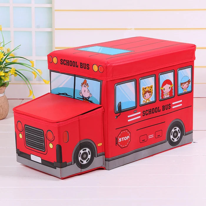 KIDS BUS ORGANIZER STORAGE BOX