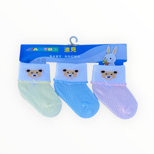 Pack Of 3 Socks 0-12 Months