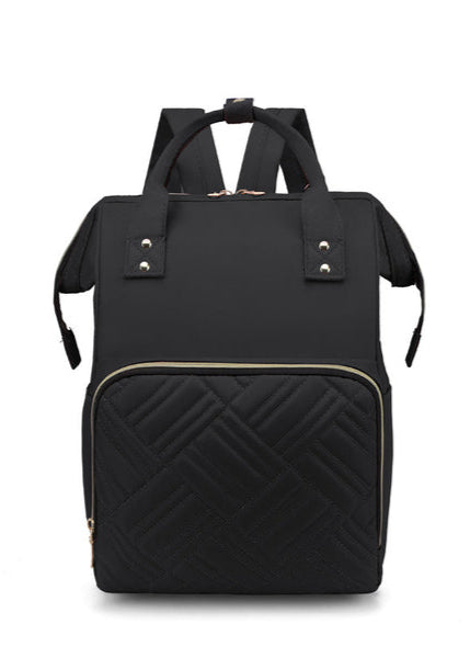 Stylish waterproof baby diaper bag with large capacity, perfect for mums.