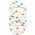 Baby Foam Swaddle Wrap Elephant Print with Soft Padded Design