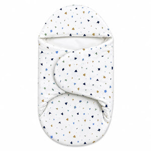 Baby Foam Swaddle Wrap Confetti Print with Soft Padded Design
