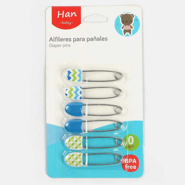 Stainless steel baby safety pins, colorful and durable, perfect for securing diapers and baby clothes safely.