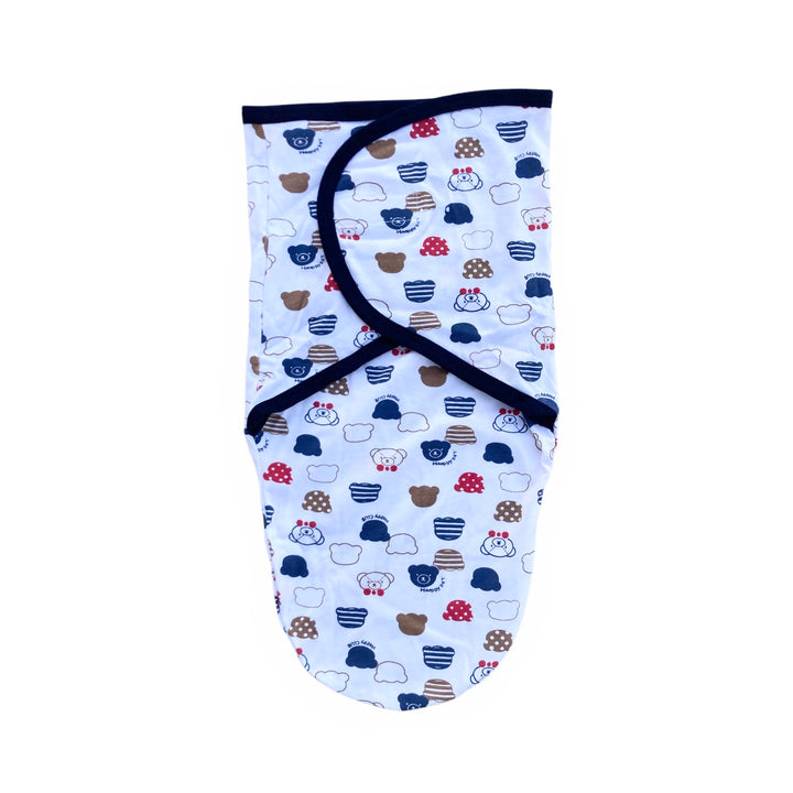 A soft and breathable baby swaddle for newborns (0-3 months), designed to provide warmth, security, and a cozy sleeping environment. Made from gentle, baby-safe fabric.
