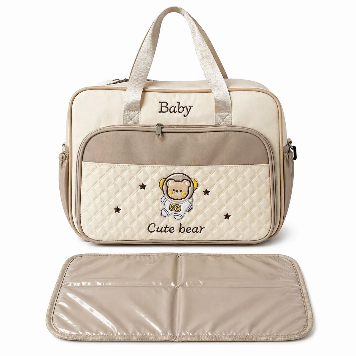 baby diaper bag with changing mat 