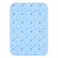 Blue baby waterproof changing mat with animal print in Pakistan