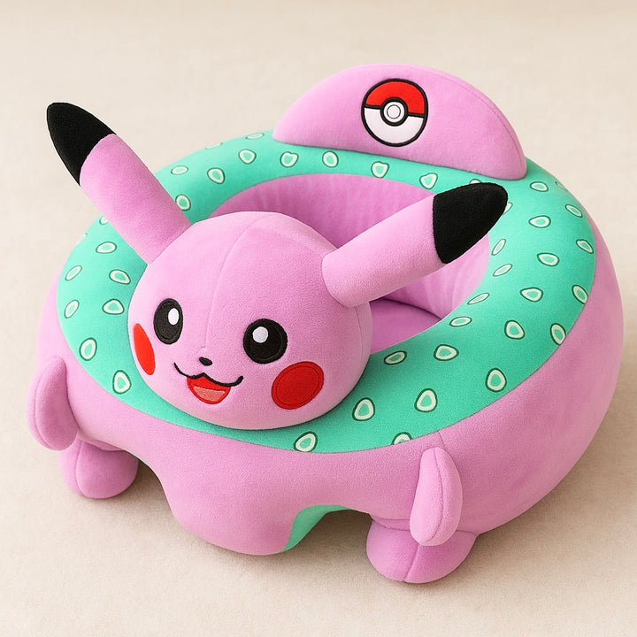 Pikachu character baby support seat sitting chair plush cushion