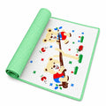 Green Air-Filled Waterproof Baby Changing Mat 60x90cm Bear Design