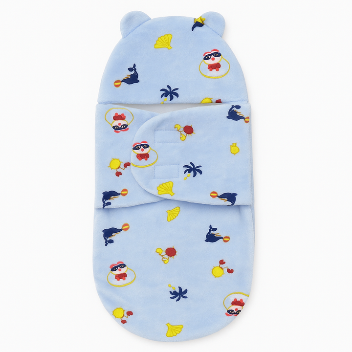 Winter Baby Swaddle Wrap Fleece Fabric – Pink / Blue / Yellow – Babify Store