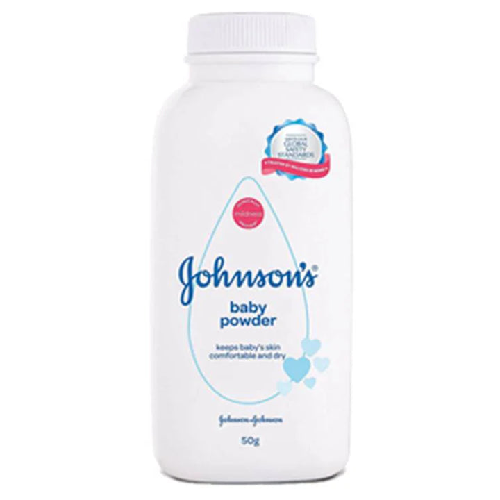 Johnson's Baby Powder 50g keeps baby’s skin soft, dry, and fresh with a gentle classic scent. Clinically proven for delicate skin.