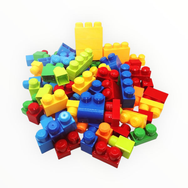 "80-piece colorful building blocks toy set for kids age 3 and up"
