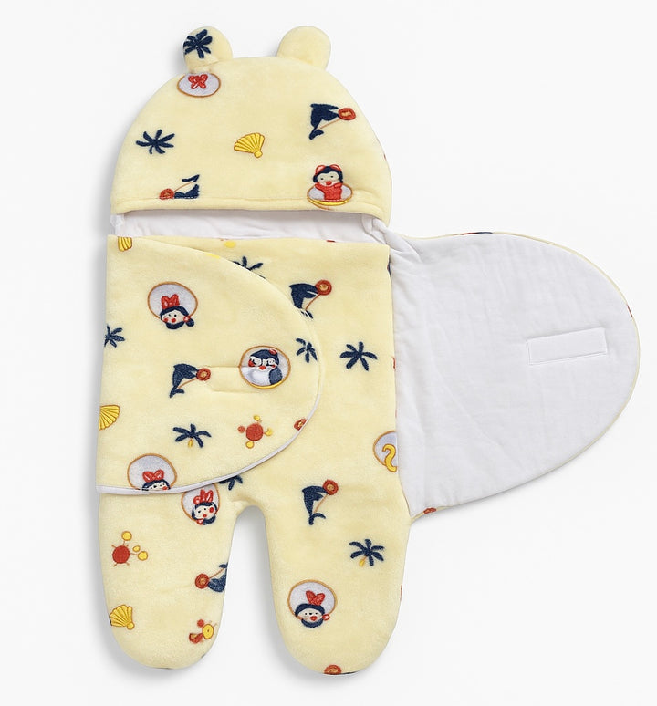 Buy Baby Winter Fleece Carry Nest with Cute Character Online in Pakistan