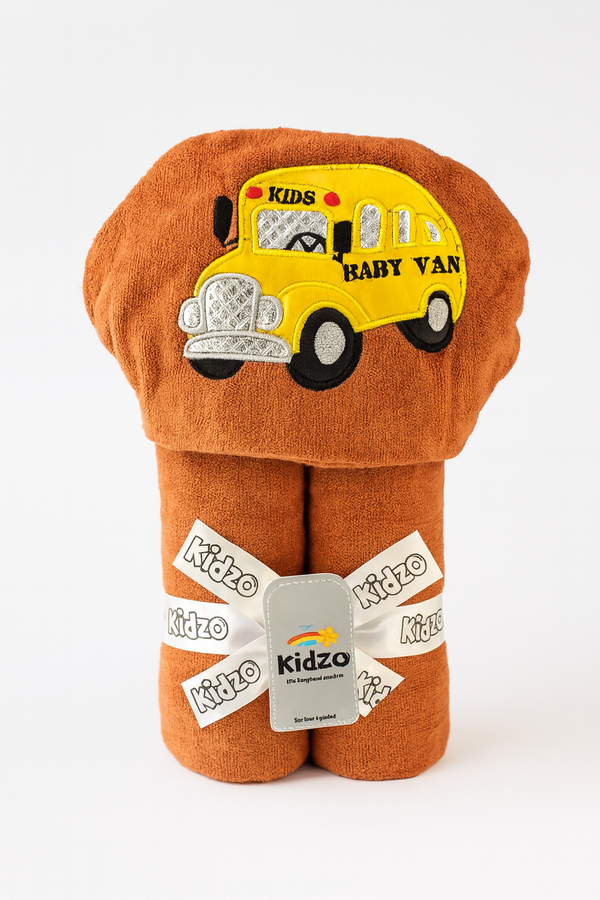 Baby hooded character bath towel soft absorbent fabric 30x33 inches