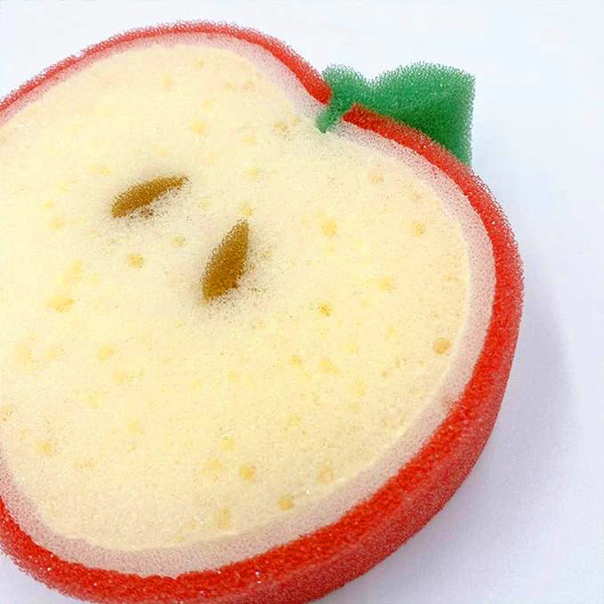 Baby Bath Sponge - Apple