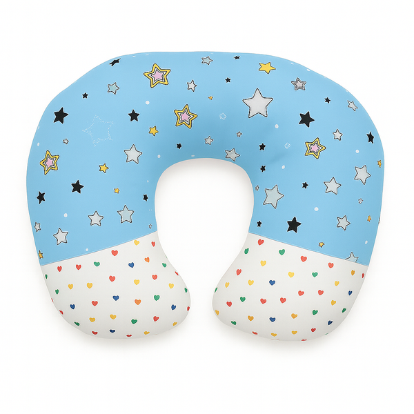 Buy Baby Nursing Pillow Star Print Sky Blue in Pakistan – Babify Store