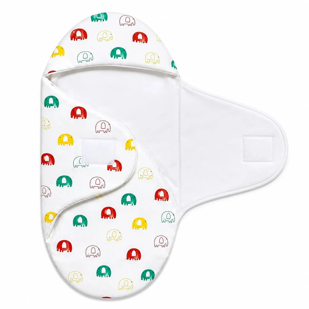 Baby Foam Swaddle Wrap Elephant Print Open View for Newborn in Pakistan