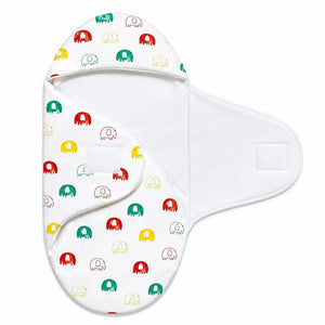 Baby Foam Swaddle Wrap Elephant Print Open View for Newborn in Pakistan