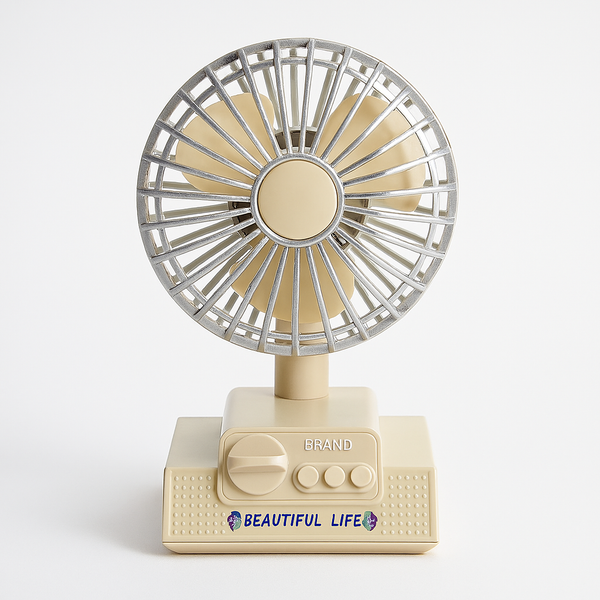 Mini rechargeable table fan – compact and portable cooling fan