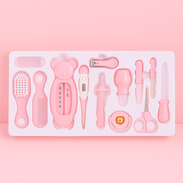 Baby care kit 13 pcs with nail, hair & hygiene grooming tools for newborns