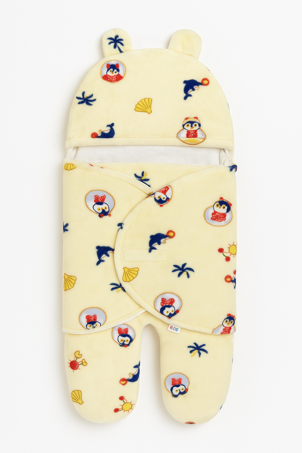 Buy Baby Winter Fleece Carry Nest with Cute Character Online in Pakistan