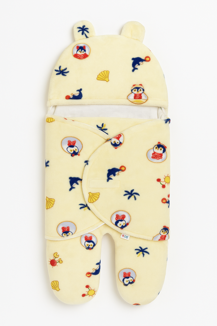 Buy Baby Winter Fleece Carry Nest with Cute Character Online in Pakistan