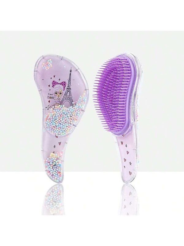 Soft-bristle baby hair brush designed for gentle and safe grooming.