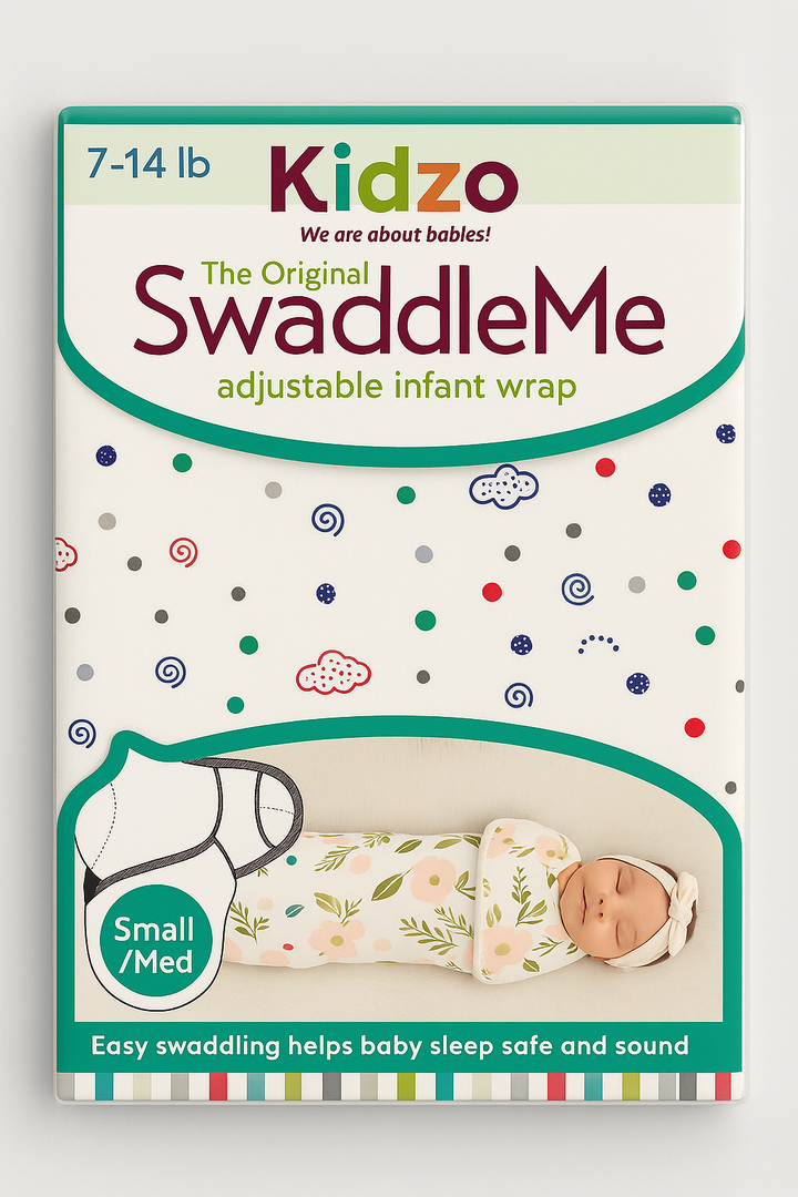 Interlock baby swaddle wrap for newborns 0–6 months, 7–14 lbs