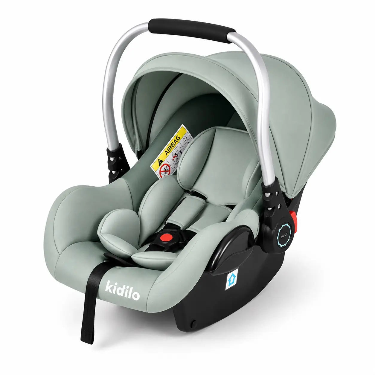 Kidilo G306 Baby Carry Cot and Car Seat in Green