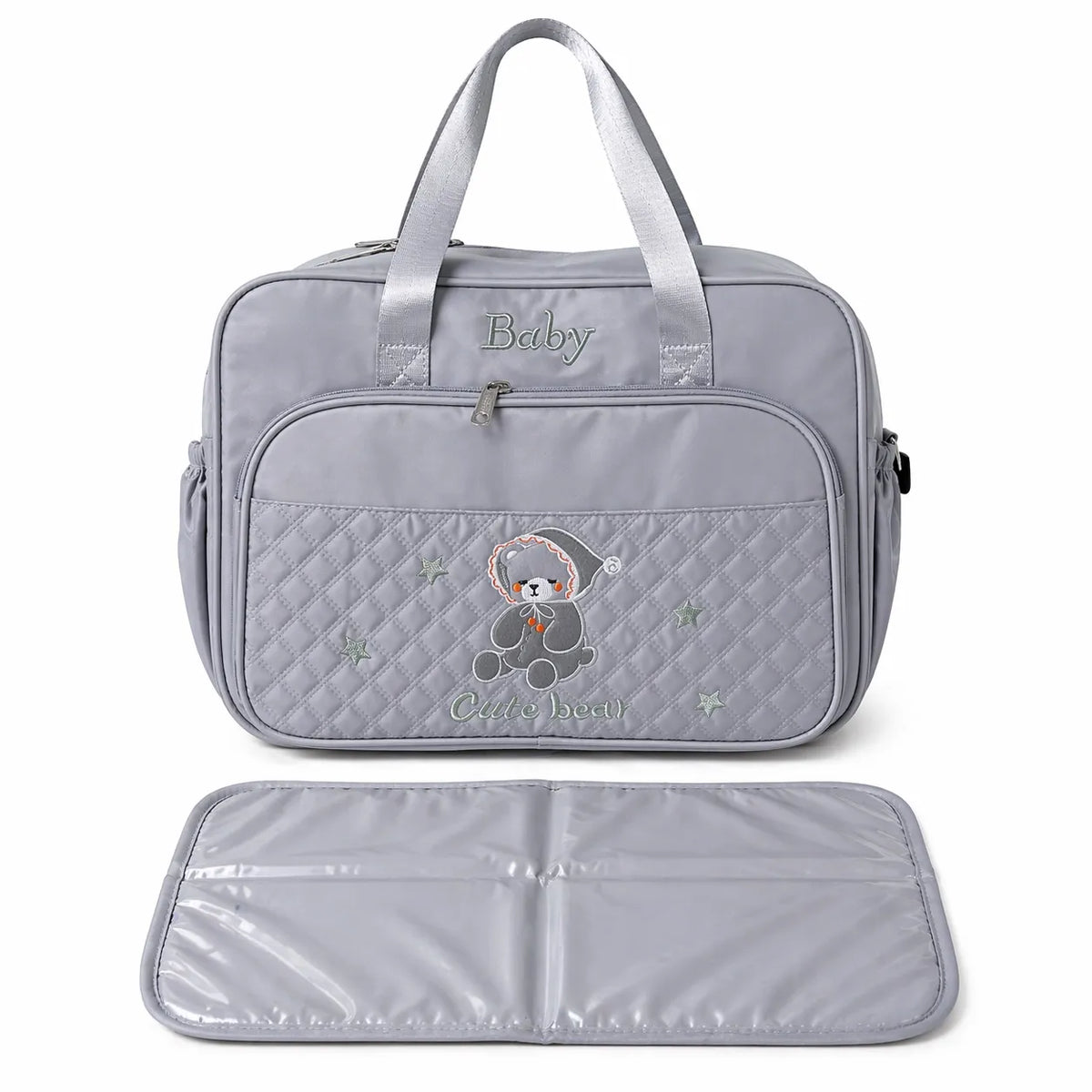 baby diaper bag with changing mat 