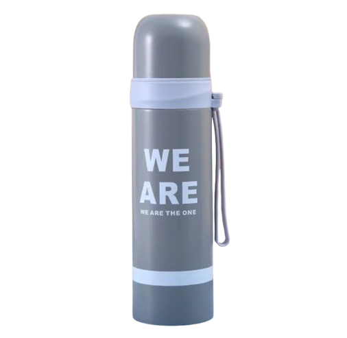 500ML stainless steel vacuum thermos for hot and cold beverages, perfect for travel.