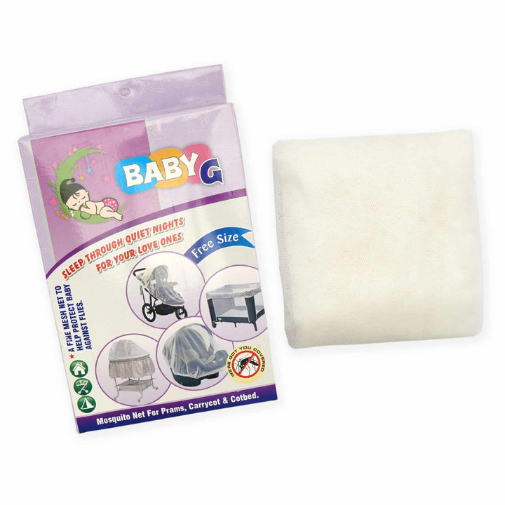 Protect your baby from mosquitoes and bugs with this versatile mosquito net, designed to fit baby beds, strollers, and prams for ultimate comfort and safety.