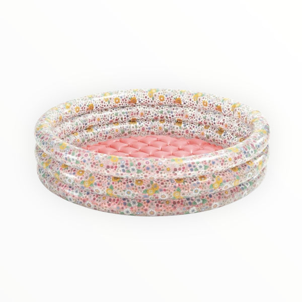 Intex Wet Set Kids Inflatable Pool (24 x 8.5 inches) with a durable 3-ring structure for backyard water fun