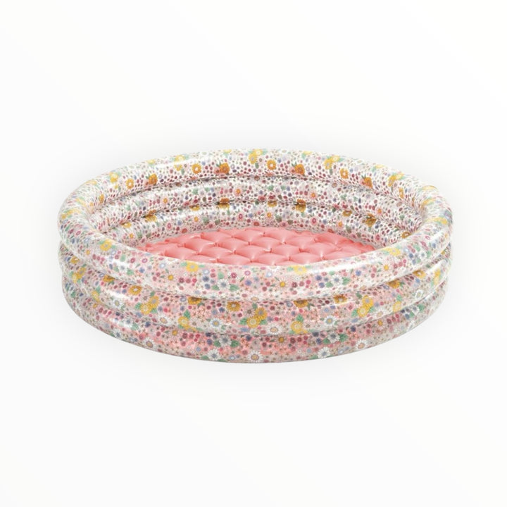 Intex Wet Set Kids Inflatable Pool (24 x 8.5 inches) with a durable 3-ring structure for backyard water fun