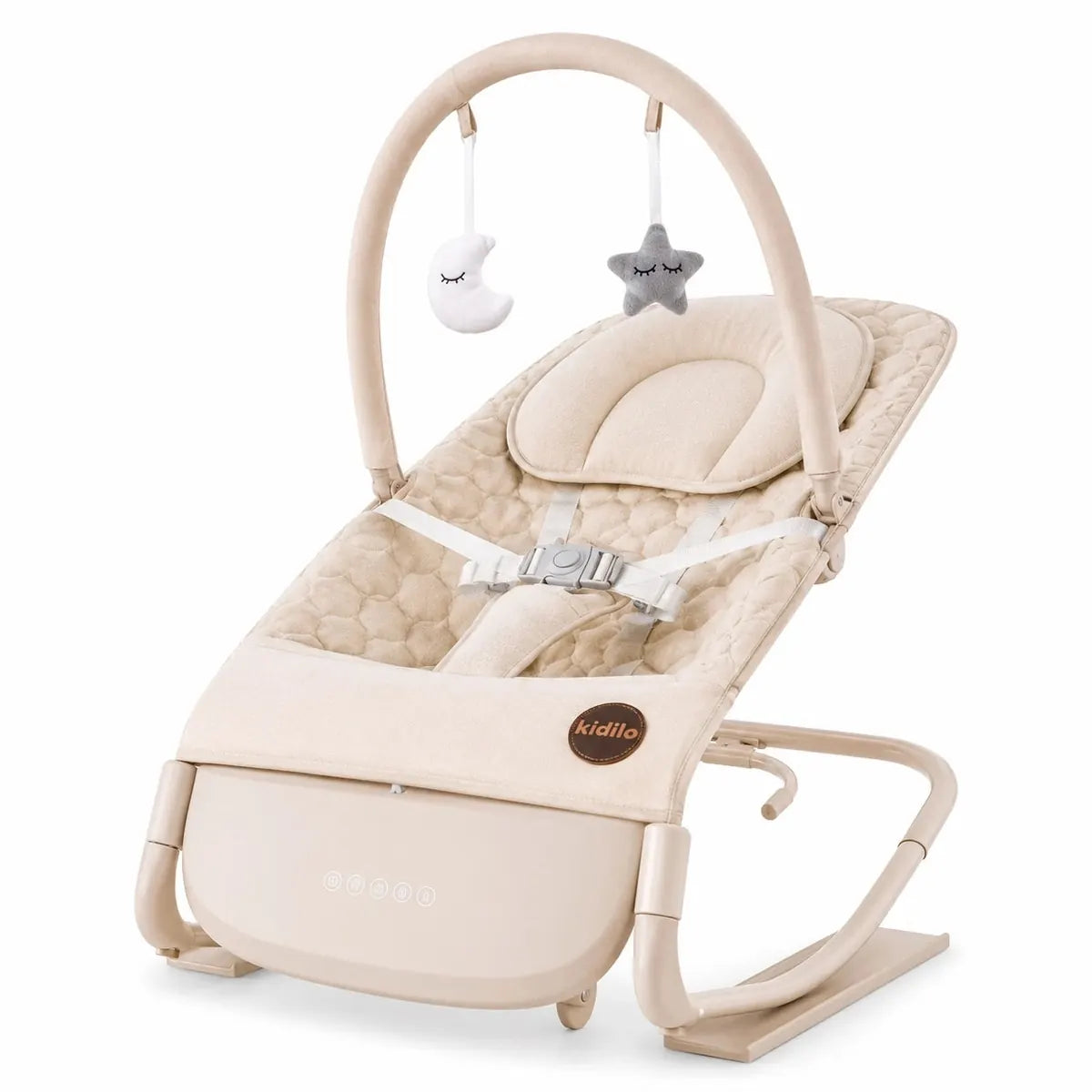 Kidilo E08 Beige Auto Baby Rocker in Pakistan