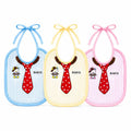Pack of 3 Baby Bibs with Tie Design in Pakistan